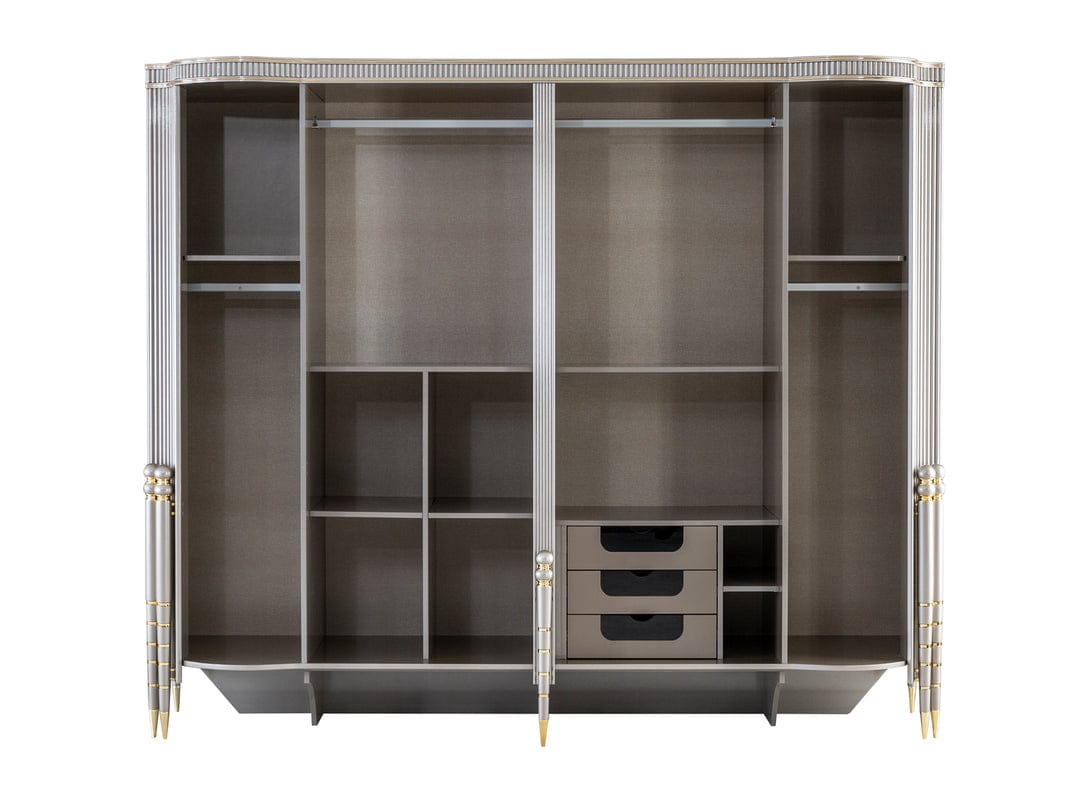Estructura de cama tapizada de lujo Royce