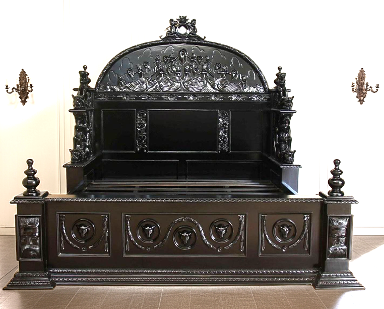 Daze Hand Carved Gothic Bed