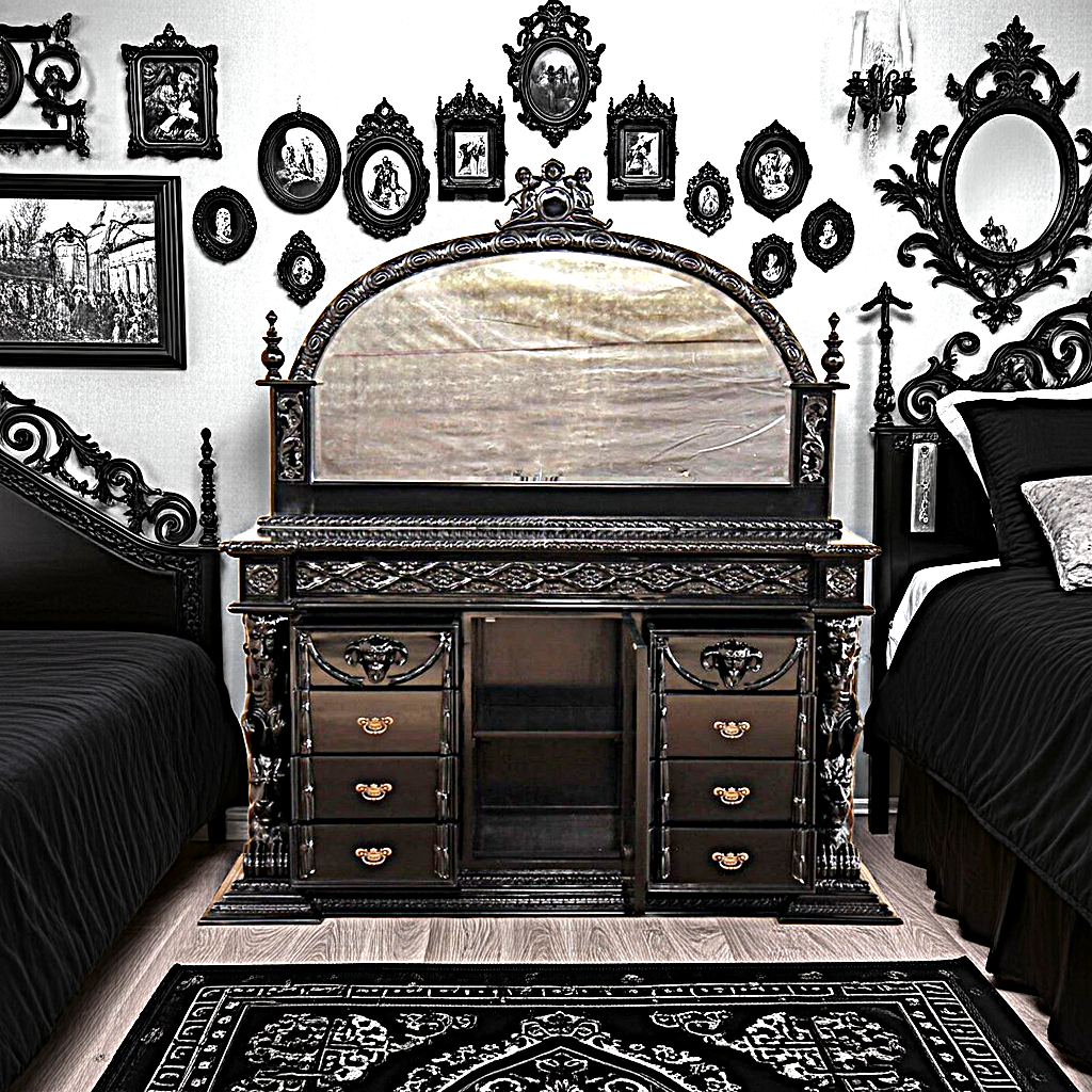 Daze Hand Carved Gothic Dresser