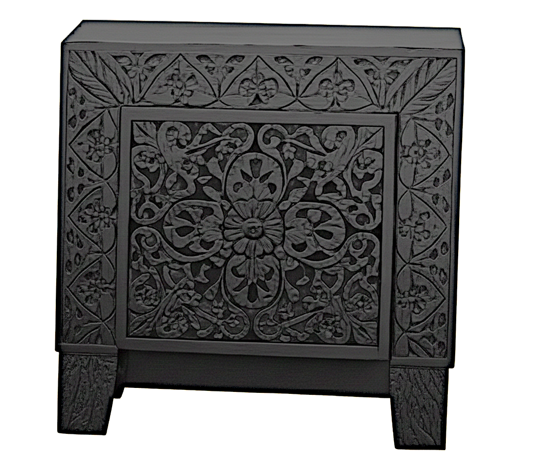 Shah Hand carved Solid Wooden Platform Bedframe / Bedroom Set