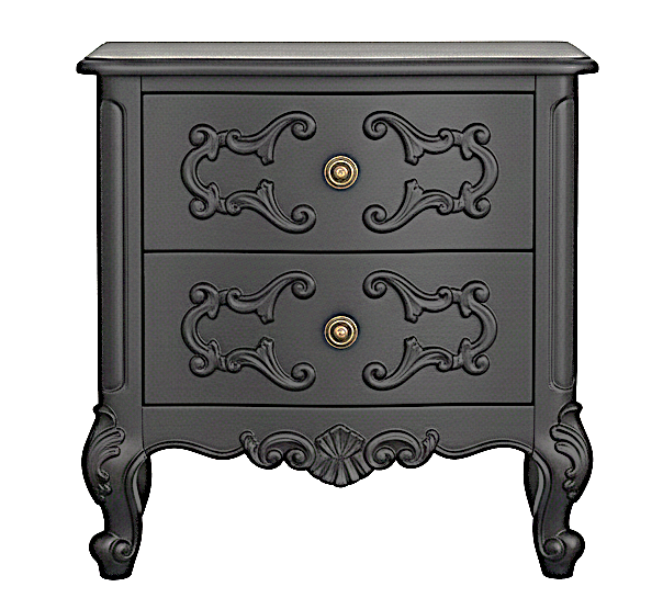 Regal Hand-Carved Solid Wooden Platform Bed Frame