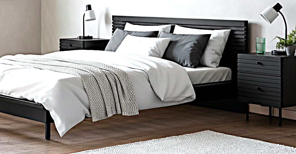 Cama natural de madera maciza Dura
