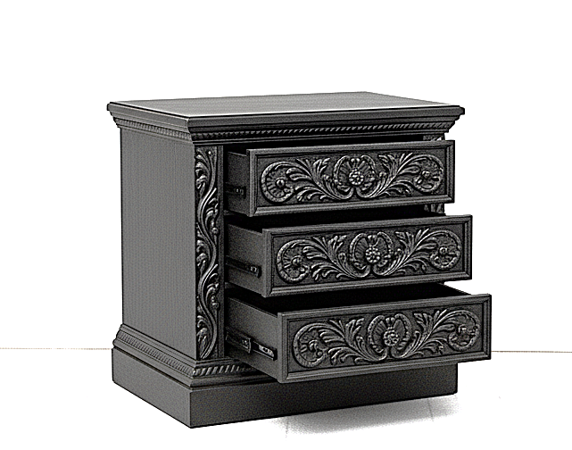 Nawab Solid Wooden Hand carved Mughal Platform Bed