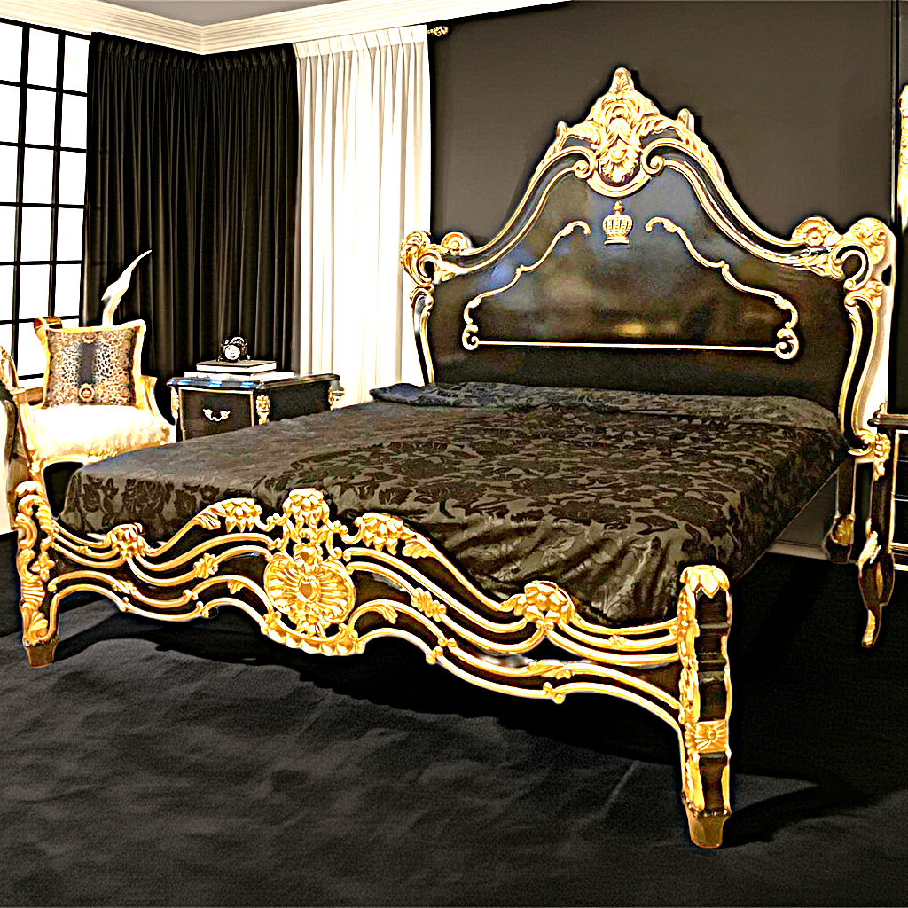 Prince Hand Carved Solid Wooden Firenze Bed