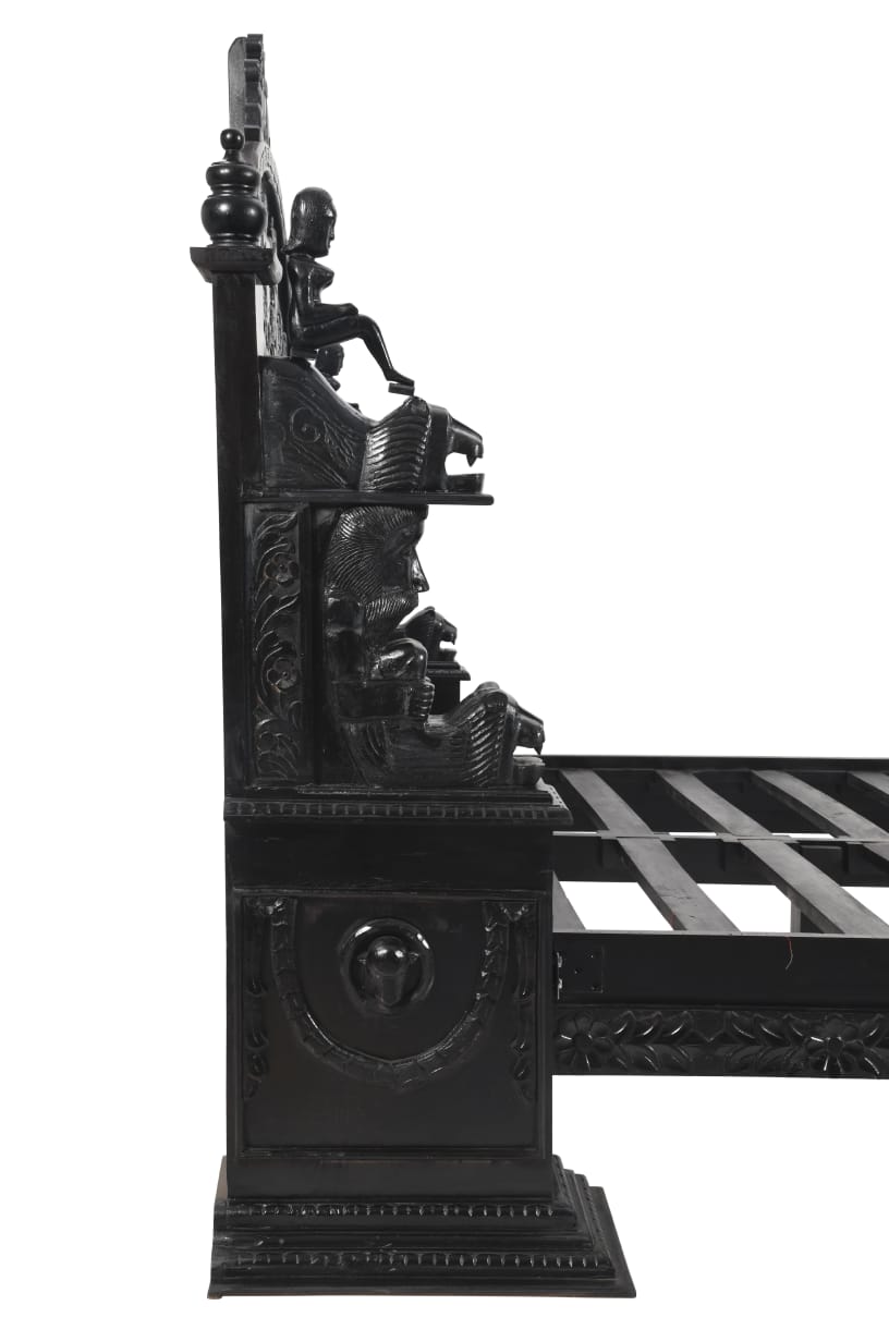 Daze Hand Carved Gothic Bed