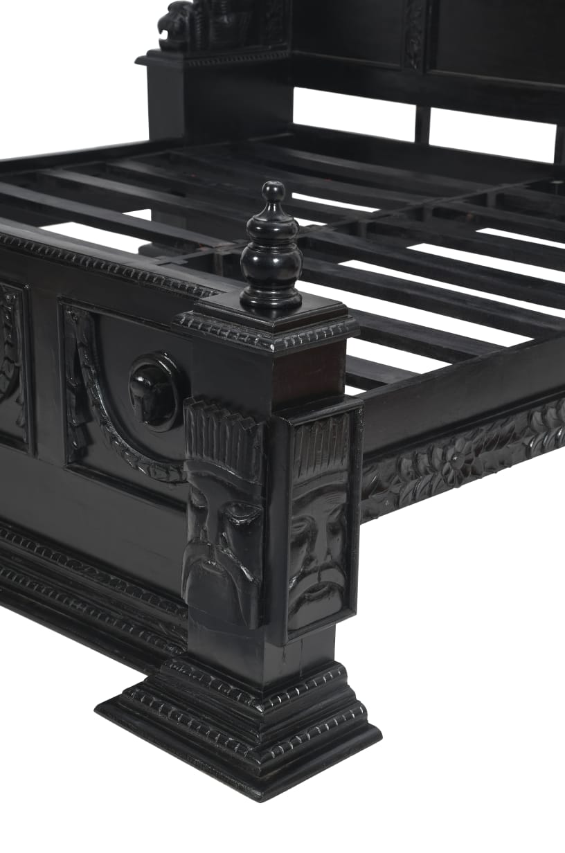 Daze Hand Carved Gothic Bed