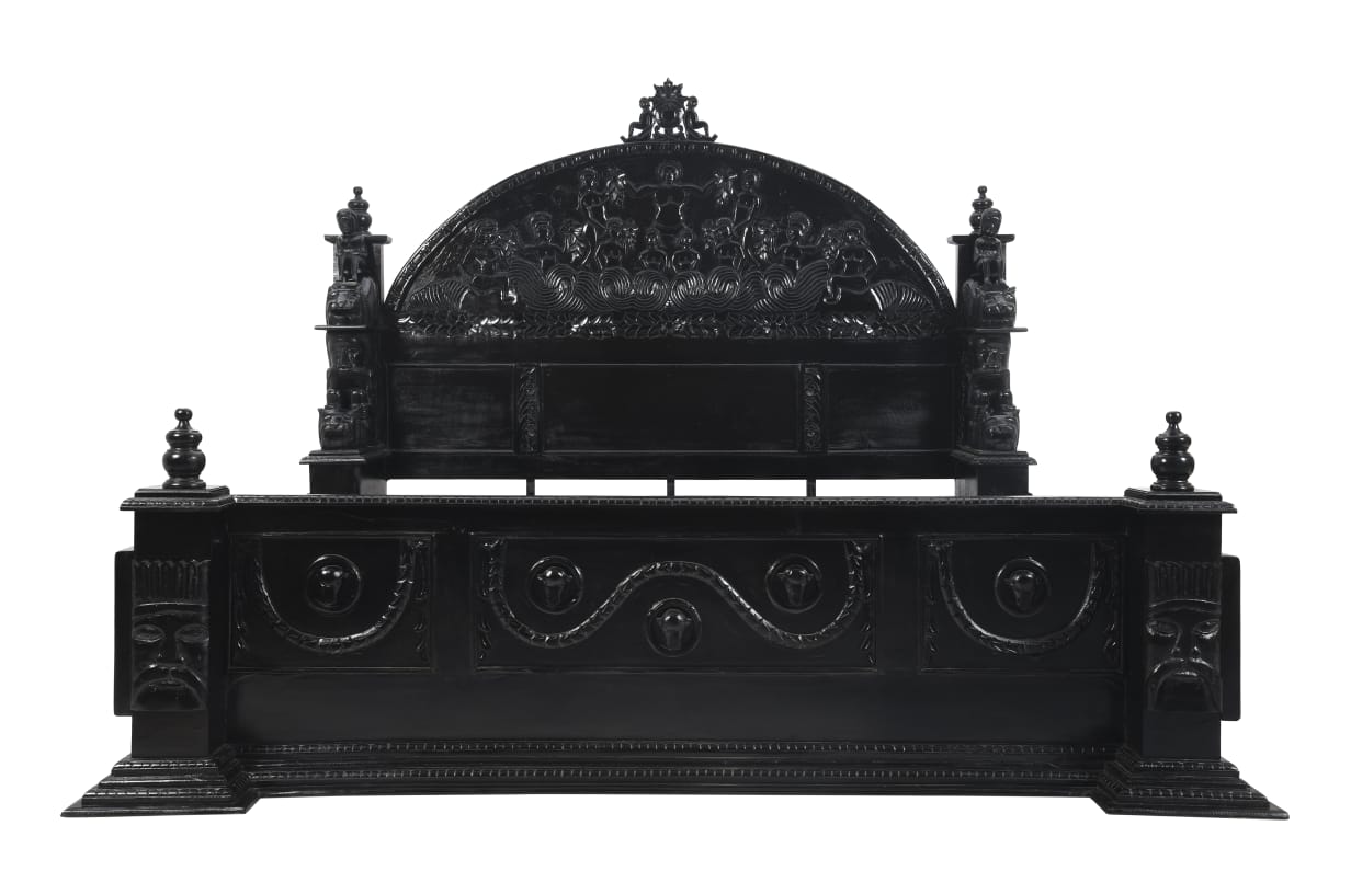 Daze Hand Carved Gothic Bed