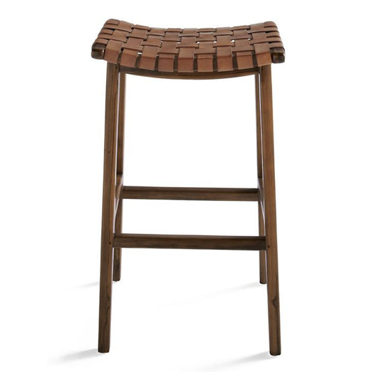 Aeterna Solid Wood Recamier Bar/Counter stool – handcrafted solid wood furniture