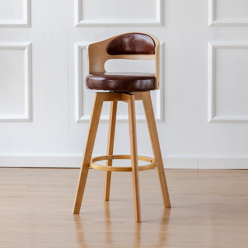 Amway Swivel Bar Stools for Pub / Home by Hibashi Furniture – handcrafted solid wood furniture made in India