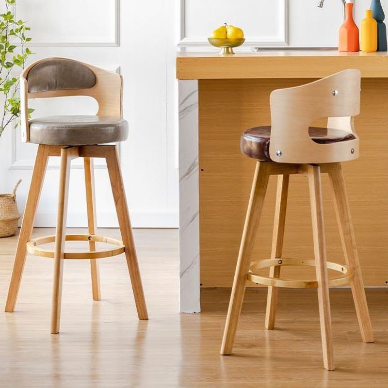 Amway Swivel Bar Stools for Pub / Home by Hibashi Furniture – handcrafted solid wood furniture made in India