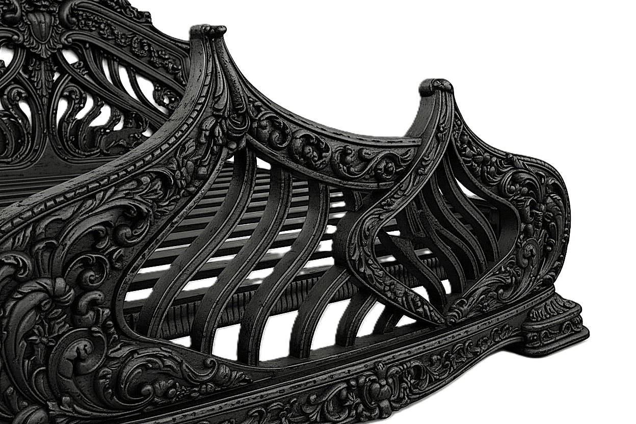 Aurelian Crest™ Hand - Carved Solid Wood Platform Bed & Bedroom Collection – handcrafted solid wood furniture