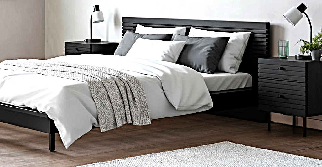 Dura Solid Wood Natural Bed - HF Commercial Furniture