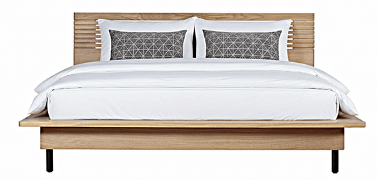 Dura Solid Wood Natural Bed – handcrafted solid wood furniture