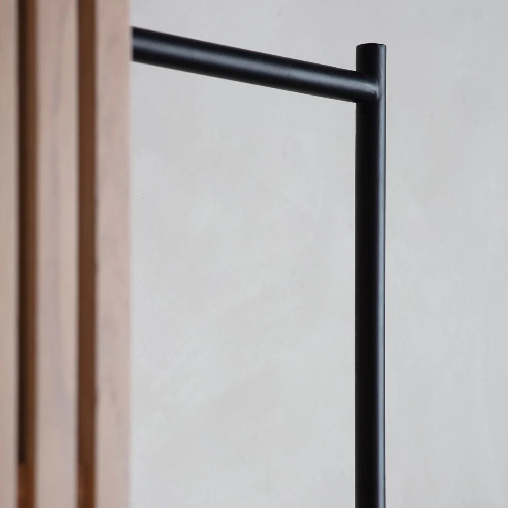 Dura Solid Wood Natural Open Armoire/Wardrobe – handcrafted solid wood furniture