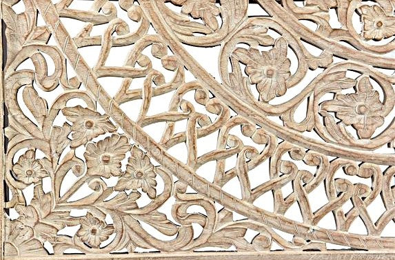 Alamid Hand carved Indian Bed