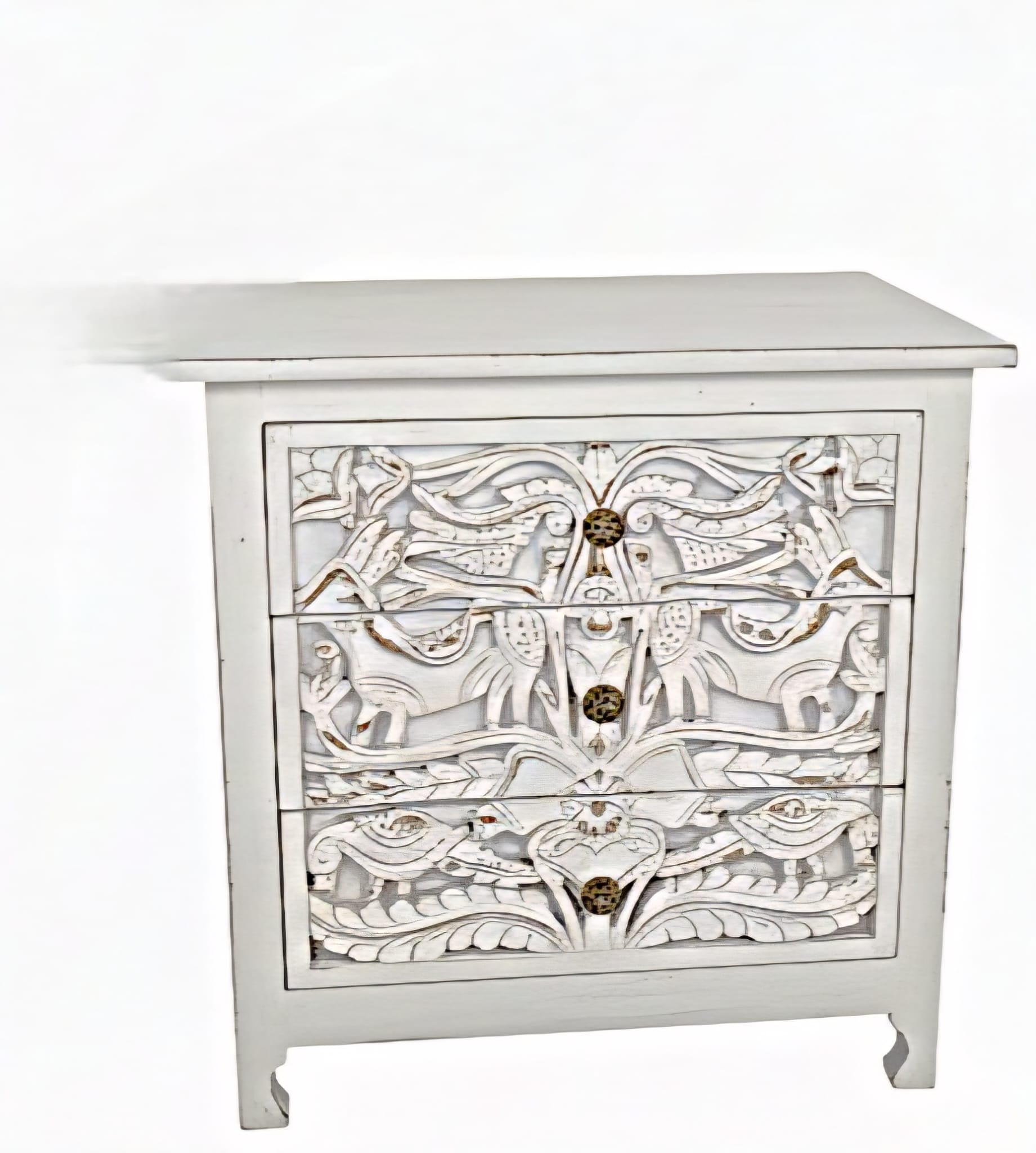 Hand Carved Indian Shajahan Bed Frame Indian Bed bedside – handcrafted solid wood furniture