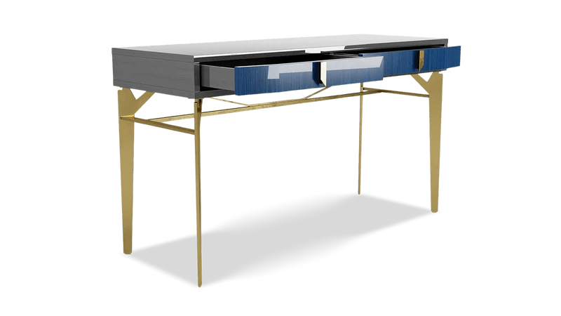 Hugo solid wood Office/Home Desk by Hibashi Furniture – handcrafted solid wood furniture made in India