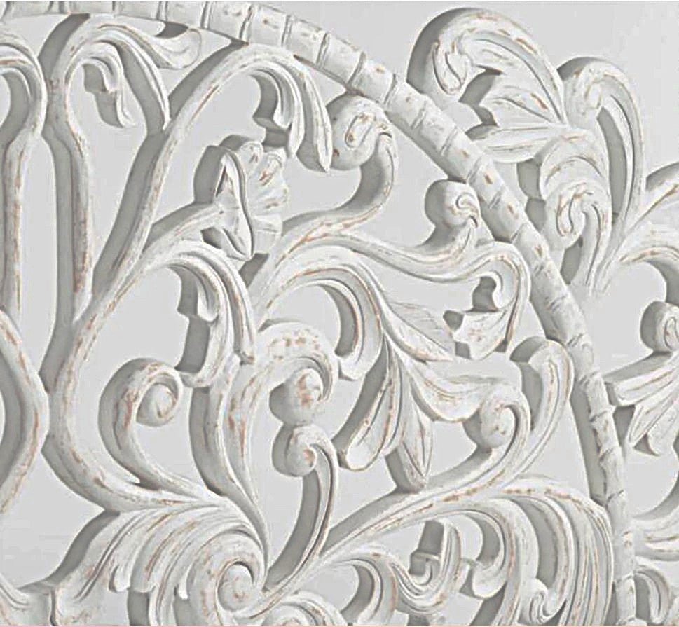 Mahal Hand Carved Indoor / Outdoor Daybed by Hibashi Furniture – handcrafted solid wood furniture made in India