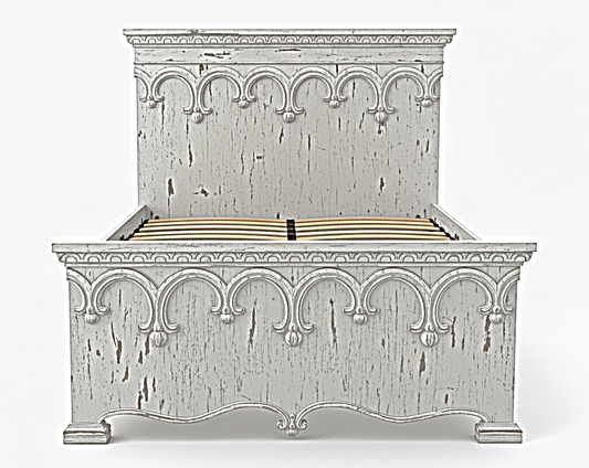 Obsidian Sanctuary Hand-Carved Solid Wooden Platform Bed by Hibashi Furniture—handcrafted solid wood furniture