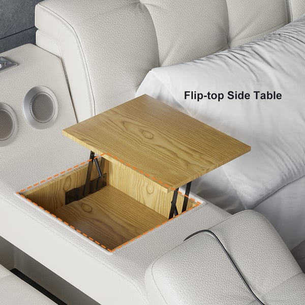 Sash Tufted Upholstered Platform Bed with Massage, Storage, Led Light & Speaker – handcrafted solid wood furniture