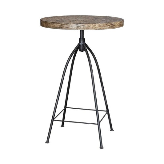 Balayan Handmade Uttermost Industrial Pub Table – handcrafted solid wood furniture
