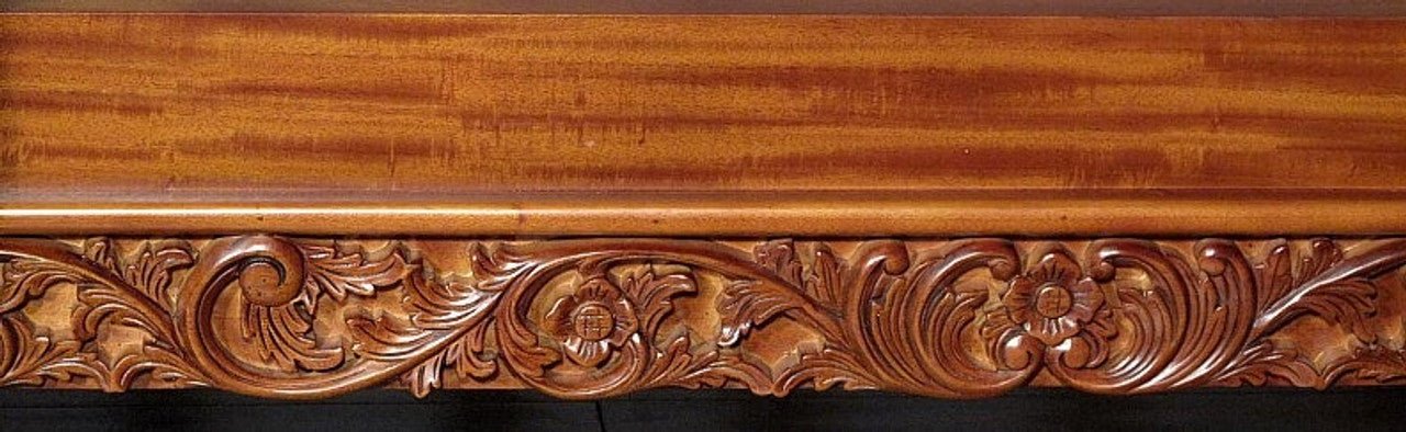 Daze Gothic Hand Carved Platform Bed – handcrafted solid wood furniture