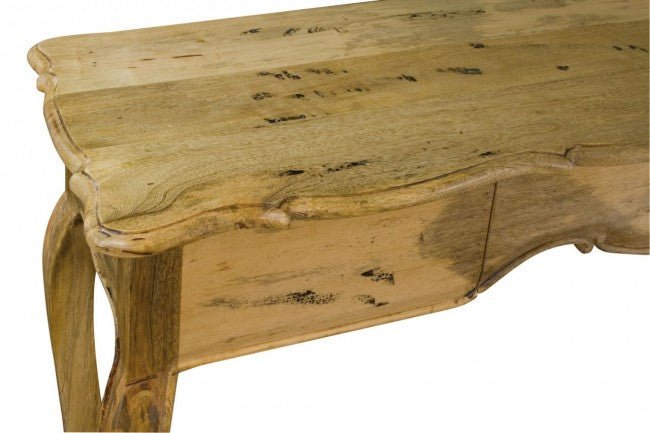 French Style Carved Console & Hall Table by Hibashi Furniture – handcrafted solid wood furniture made in India