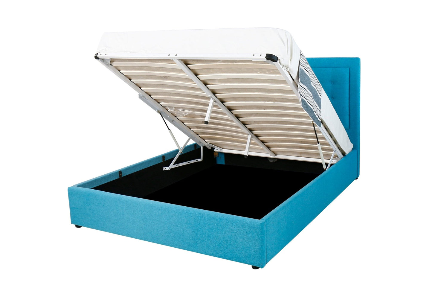 HF1806 Upholstered Bed Frame by Hibashi Furniture – handcrafted solid wood furniture made in India