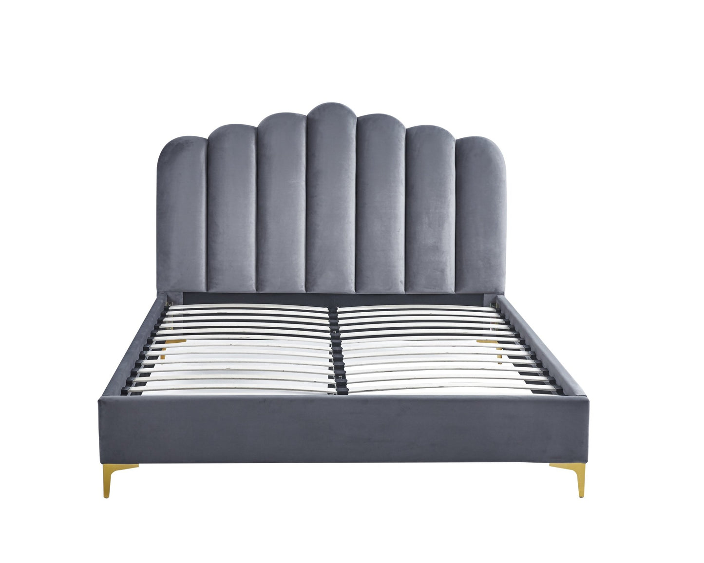 HF2006 Upholstered Bed Frame by Hibashi Furniture – handcrafted solid wood furniture made in India