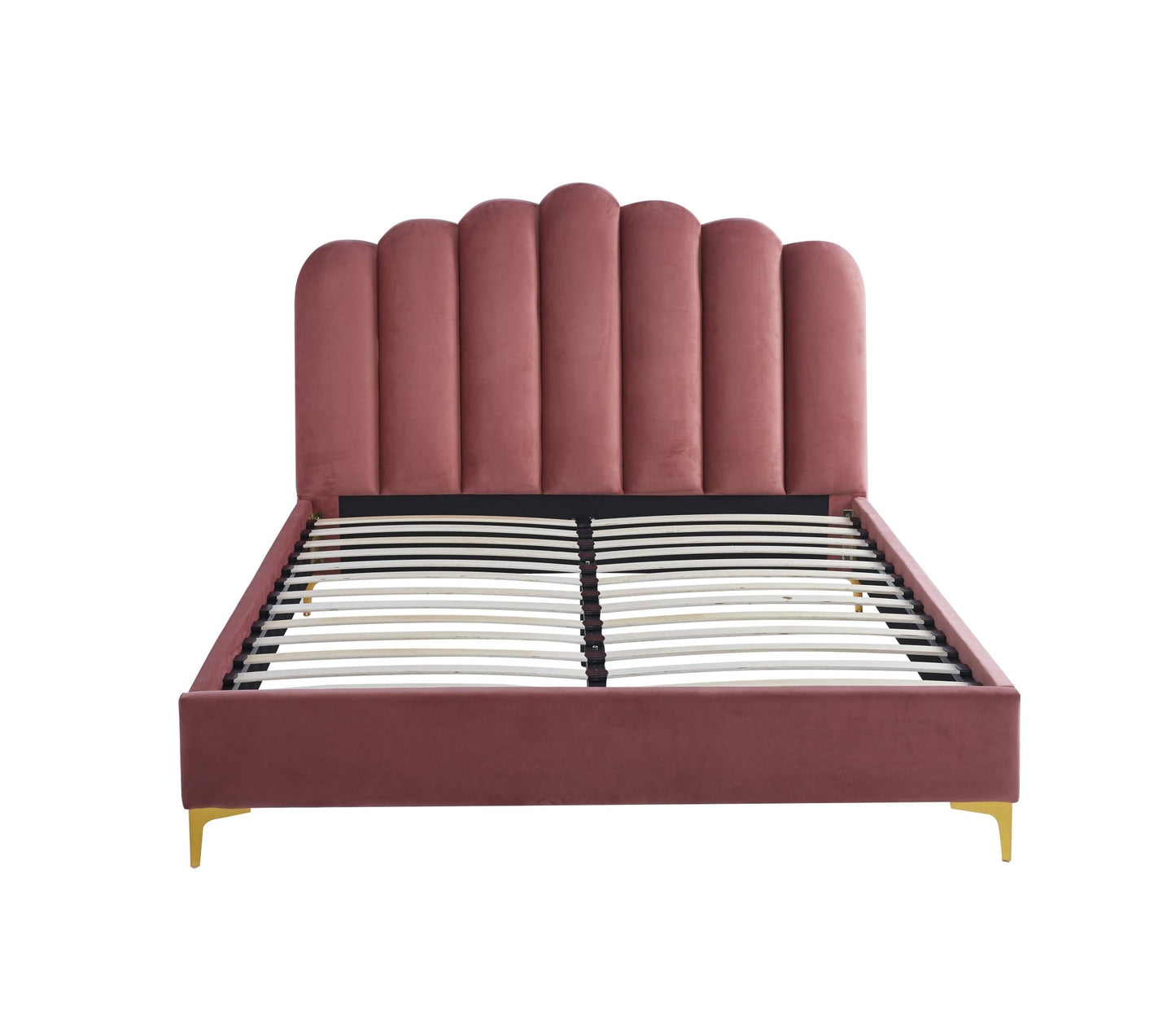 HF2006 Upholstered Bed Frame by Hibashi Furniture – handcrafted solid wood furniture made in India