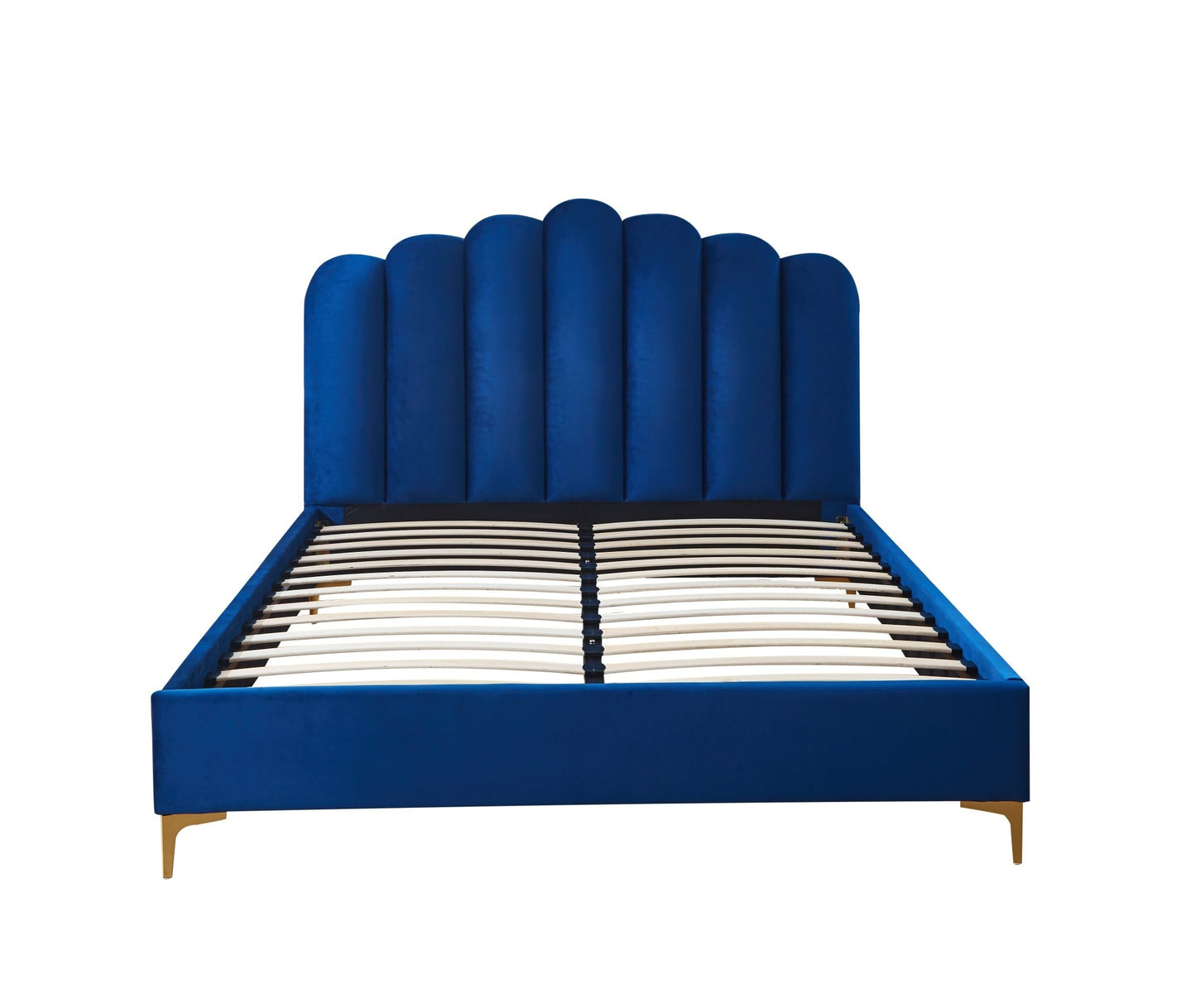 HF2006 Upholstered Bed Frame by Hibashi Furniture – handcrafted solid wood furniture made in India