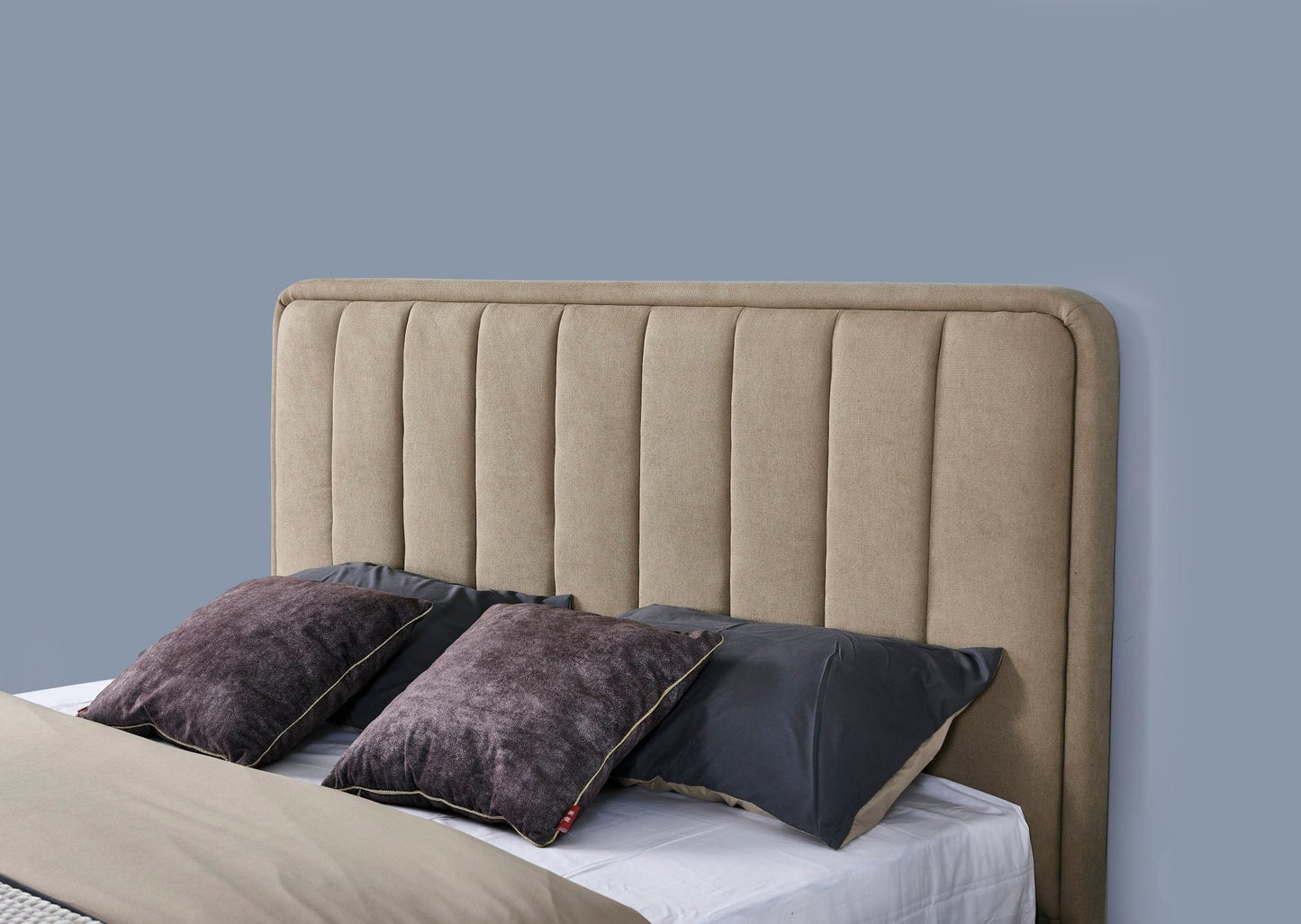 HF2012 Upholstered Bed Frame by Hibashi Furniture – handcrafted solid wood furniture made in India