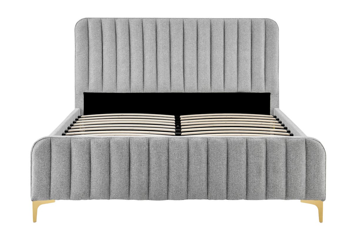 HF2202 Upholstered Bed Frame – handcrafted solid wood furniture