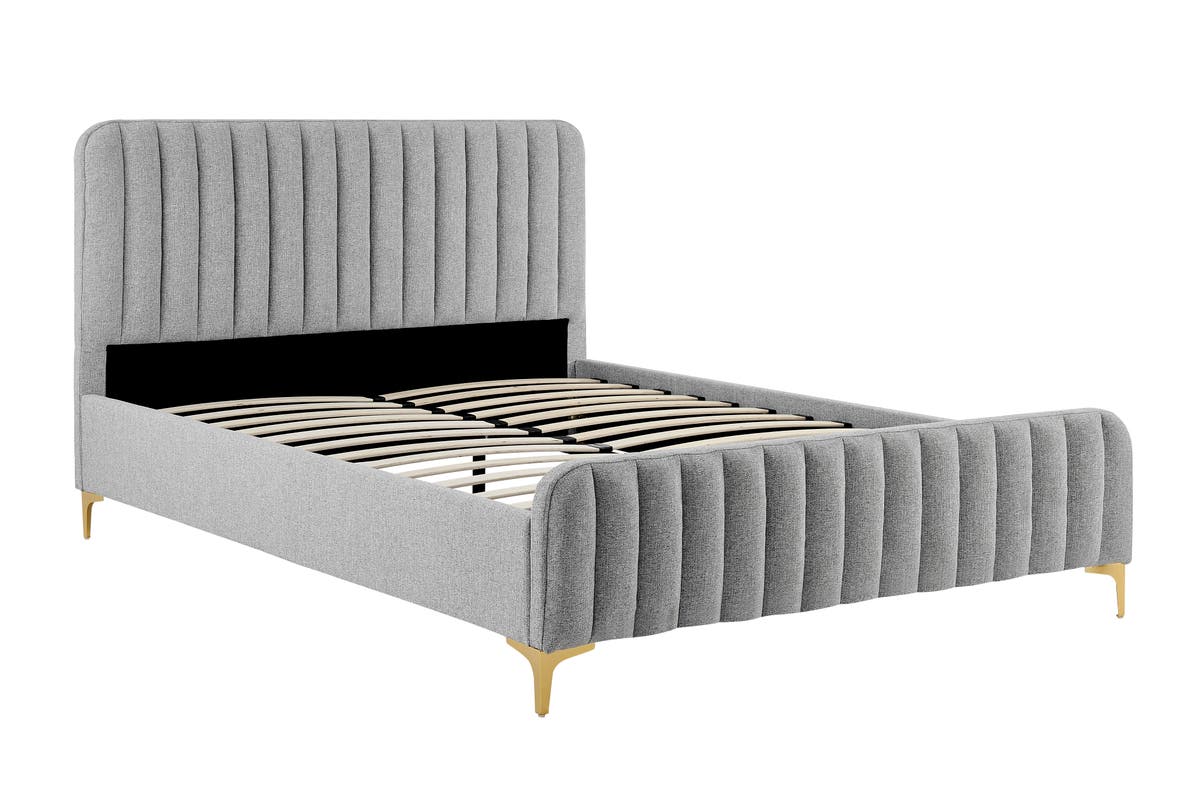 HF2202 Upholstered Bed Frame – handcrafted solid wood furniture