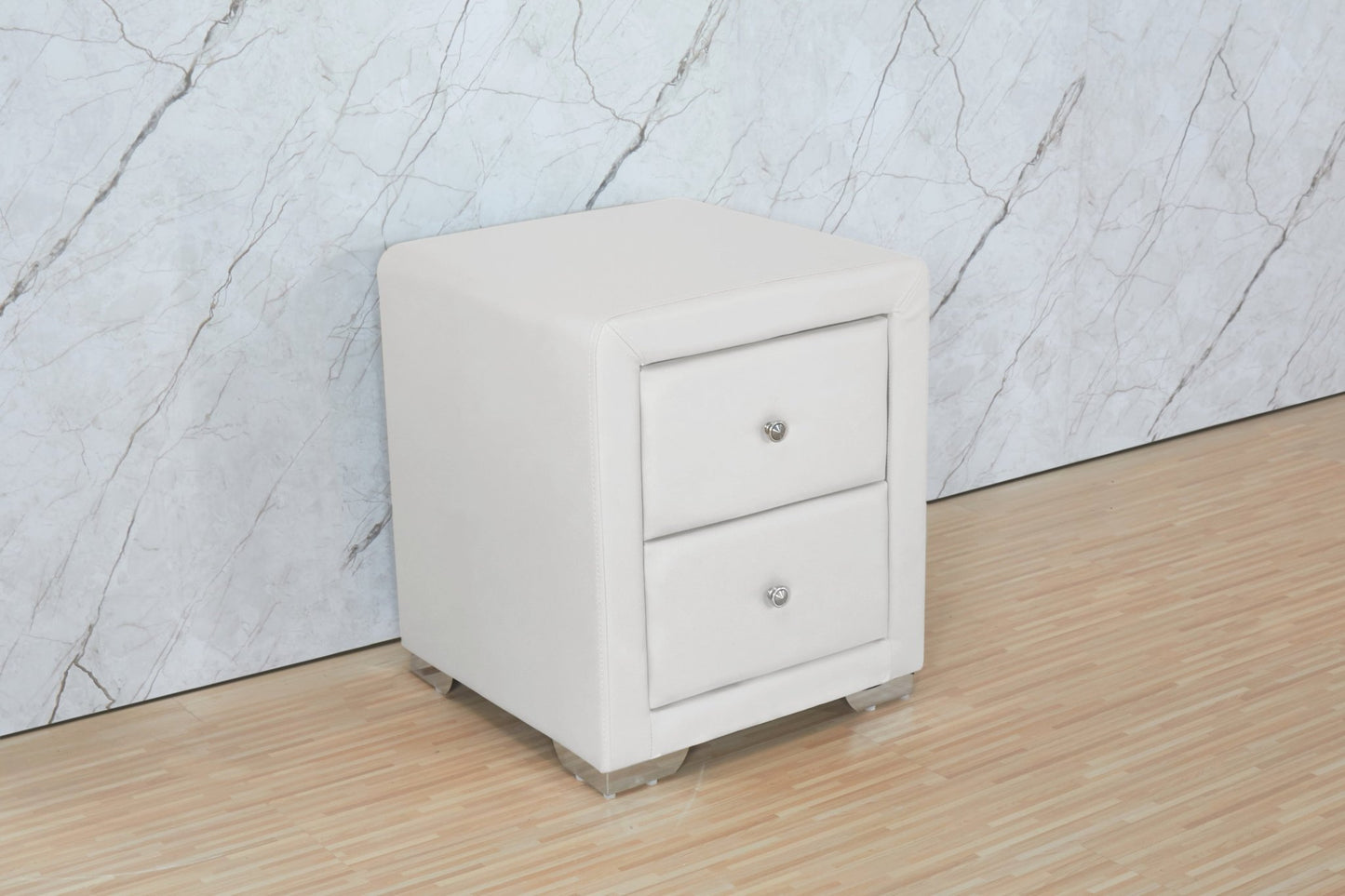 HFNS1 Upholstered Bedside Bed Table – handcrafted solid wood furniture
