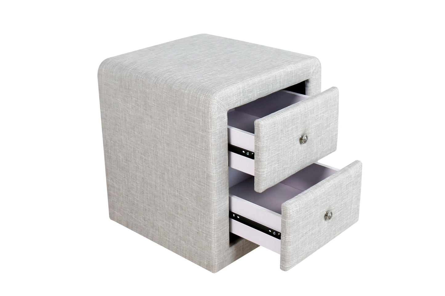 HFNS1 Upholstered Bedside Bed Table – handcrafted solid wood furniture