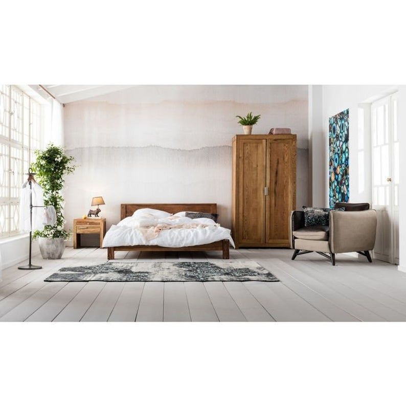 Boston Contemporary Solid Wooden Platform Bed