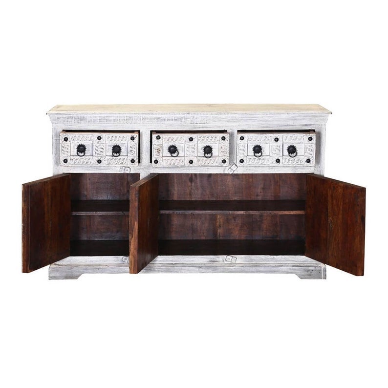 Cajón de aparador antiguo estilo Mid-Century