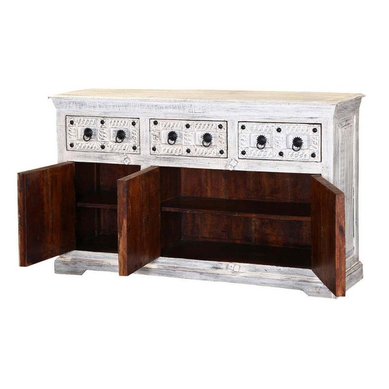 Cajón de aparador antiguo estilo Mid-Century