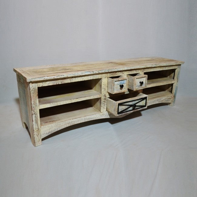 RUSTICA WHITE TV UNIT LARGE