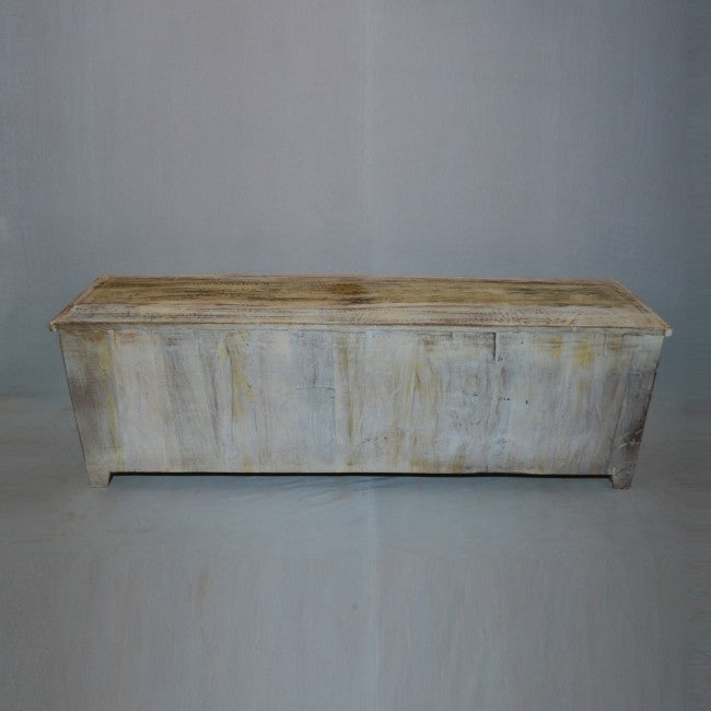 RUSTICA WHITE TV UNIT LARGE