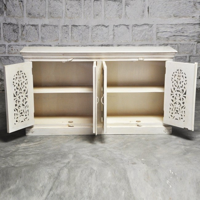JALI SOLID 4 DOOR WOODEN SIDEBOARD
