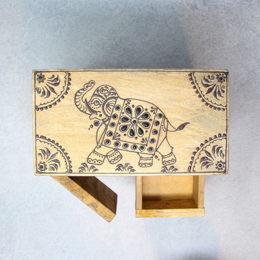 JASE Solid Mango Wood Three Drawer Chest – handcrafted solid wood furniture