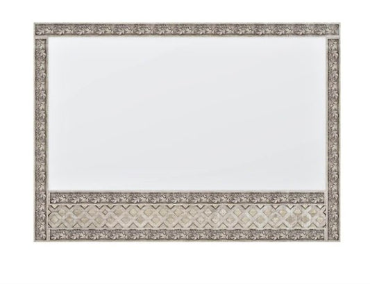 Juffair Hand Carved Wooden Mirror Frame – handcrafted solid wood furniture