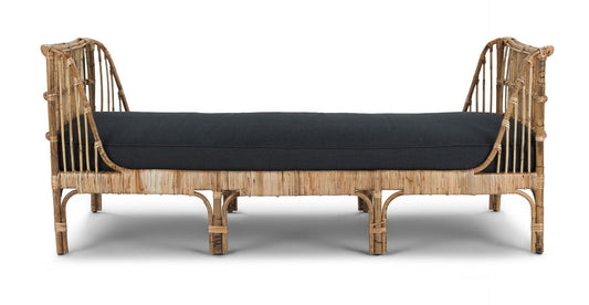 LANA Rattan Daybed – handcrafted solid wood furniture