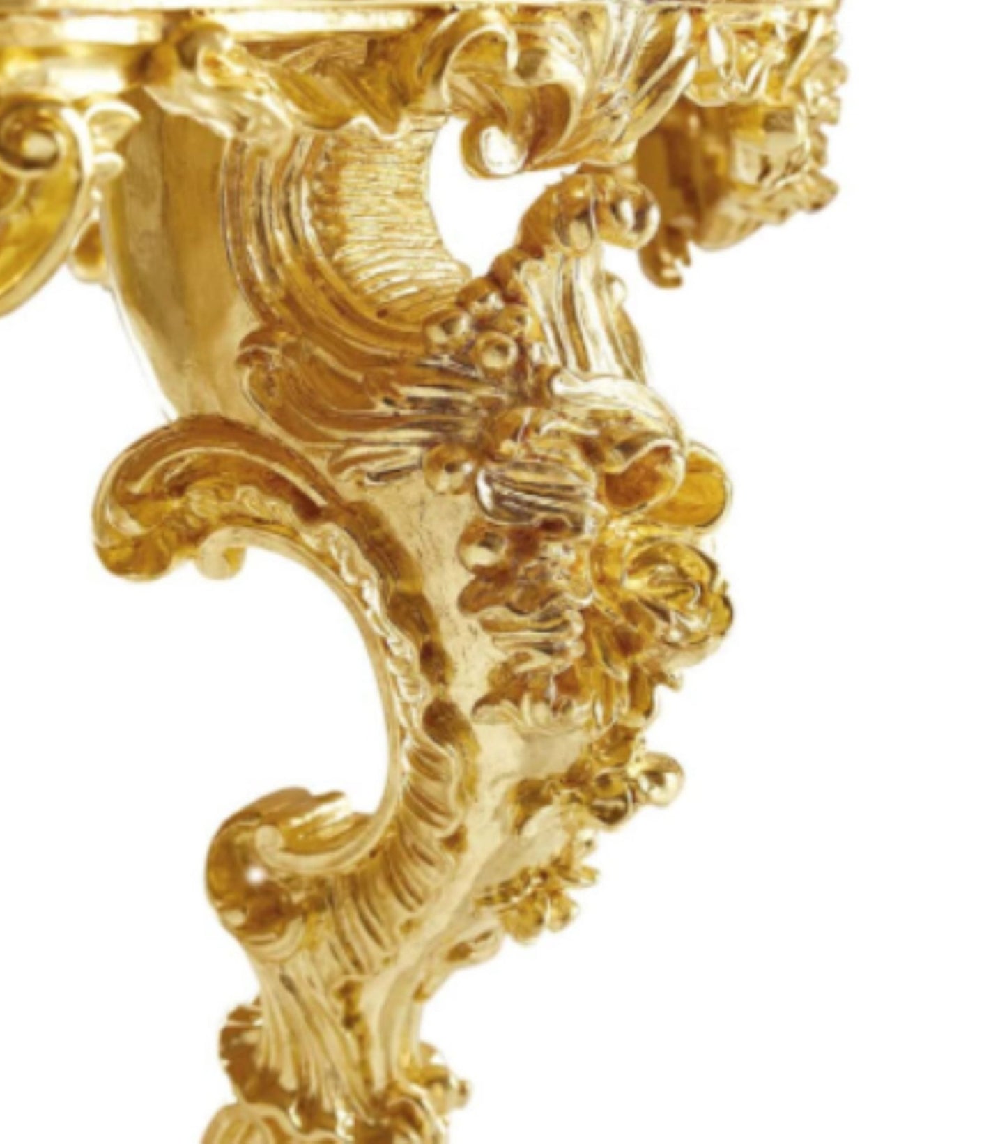 Malden Hand Carved Gold Leaf Luxury Dining Table Set by Hibashi Furniture – handcrafted solid wood furniture made in India