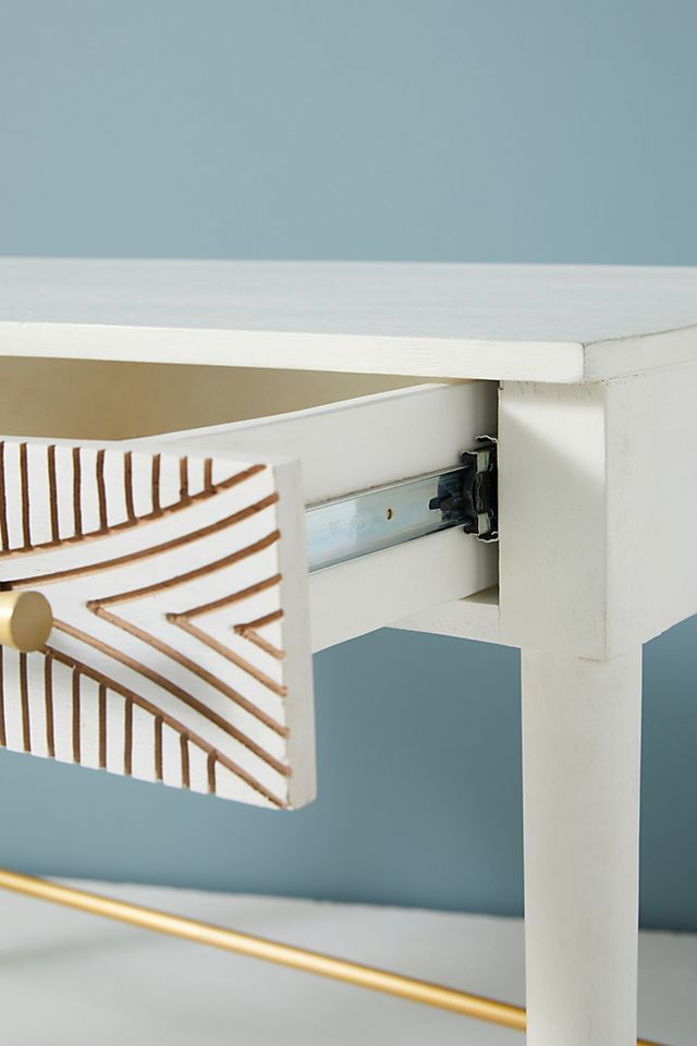 MANA Hand carved Hall Table by Hibashi Furniture – handcrafted solid wood furniture made in India