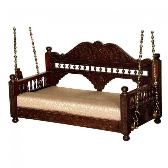 Hand Carved Indian Shahi Swing
