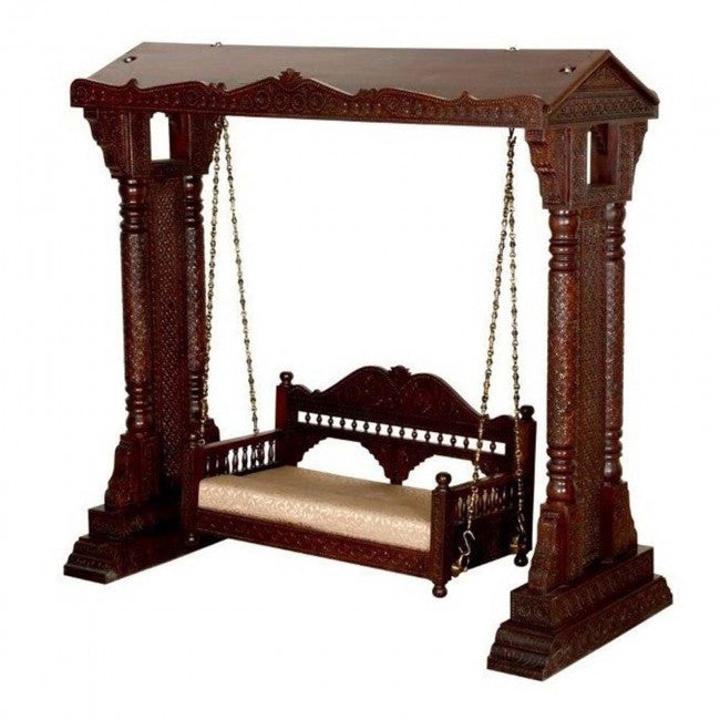 Hand Carved Indian Shahi Swing