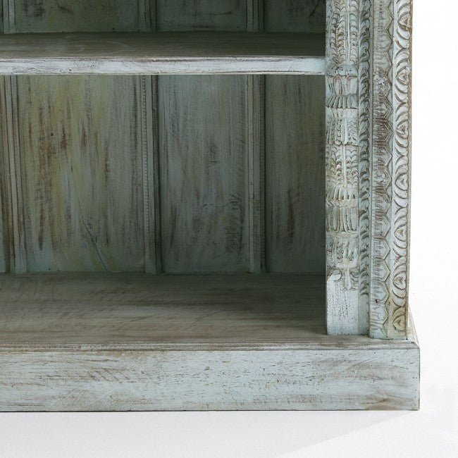 Mughal Style Indian Bookshelf by Hibashi Furniture – handcrafted solid wood furniture made in India